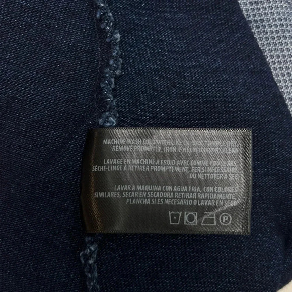 AG Adriano Goldschmied Abyl Sleeveless Overalls Jumpsuit in Navy Blue Size S - Picture 9 of 11